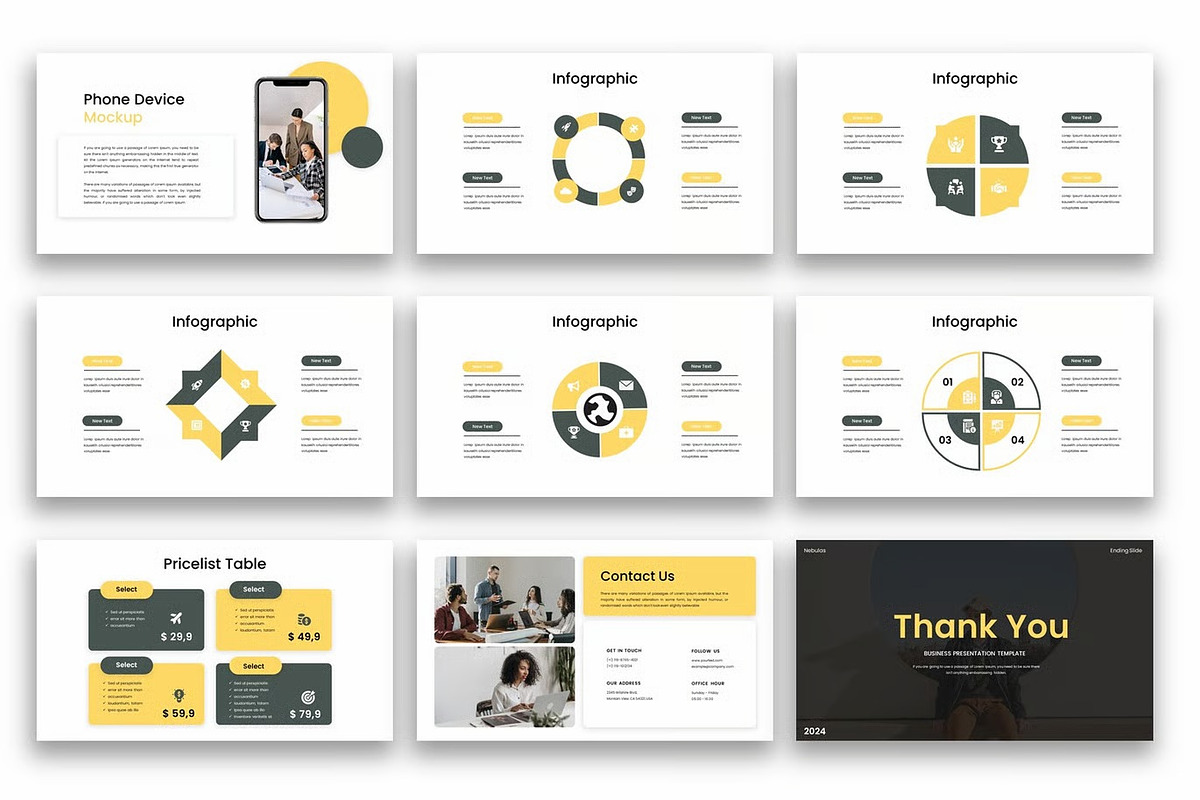 Nebulas – Business Keynote Template, a Presentation Template by kreatifreya (Photo 3 of 5)