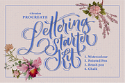 Procreate Lettering Kit—4 Brushes, a Brush Add-On by The Scratchy Nib (Thumbnail 1 of 16)