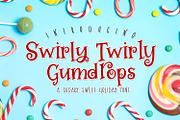 Swirly Twirly Gumdrops Font, a Serif Font by A Little Smidge (Thumbnail 1 of 6)