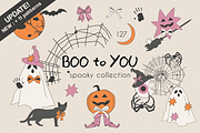 BOO to YOU -Halloween collection, an Object Graphic by DigARTbyHavroshka (Thumbnail 1 of 13)