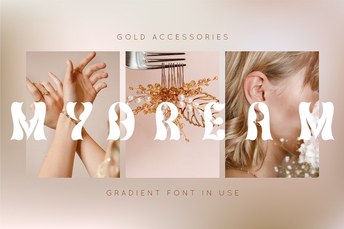Gradient quirky font, a Font by Anna Zakharchenko (Photo 2 of 18)