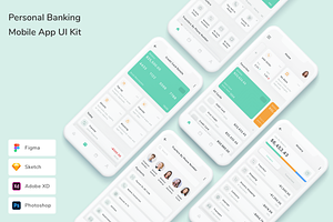 Personal Banking Mobile App UI Kit