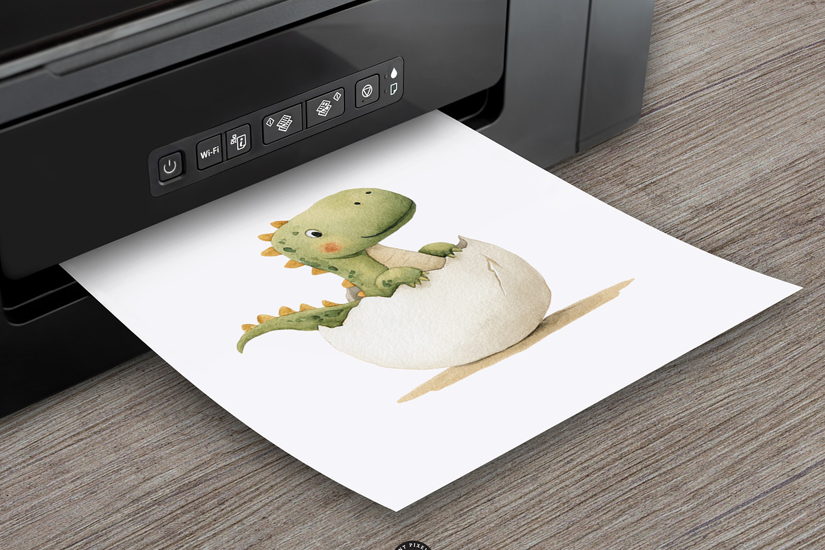 Dino Atelier Nursery Clipart, an Animal Illustration by PaintPixelCo (Photo 11 of 12)