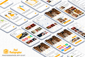 Photographer Finder App UI Kit