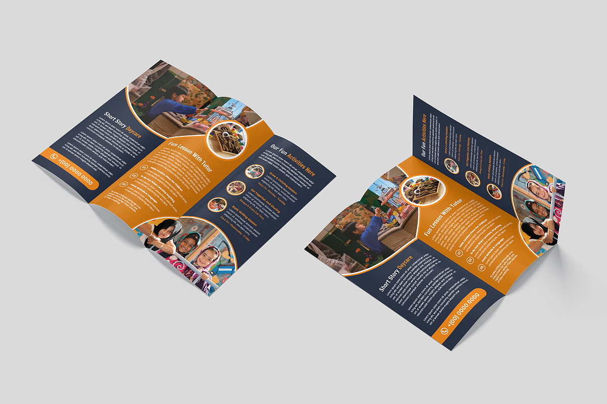 Daycare Center Trifold Brochure, a Templates & Theme by Formatika Studio (Photo 3 of 4)
