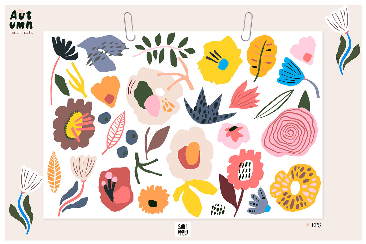 Autumn botanicals collection, a Pattern Graphic by solmariart (Photo 7 of 7)