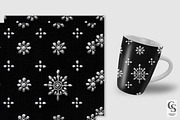 Silver Black Embroidery Patterns, a Pattern Graphic by Creative Store (Thumbnail 2 of 5)