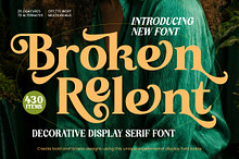 Broken Relent Decorative Serif