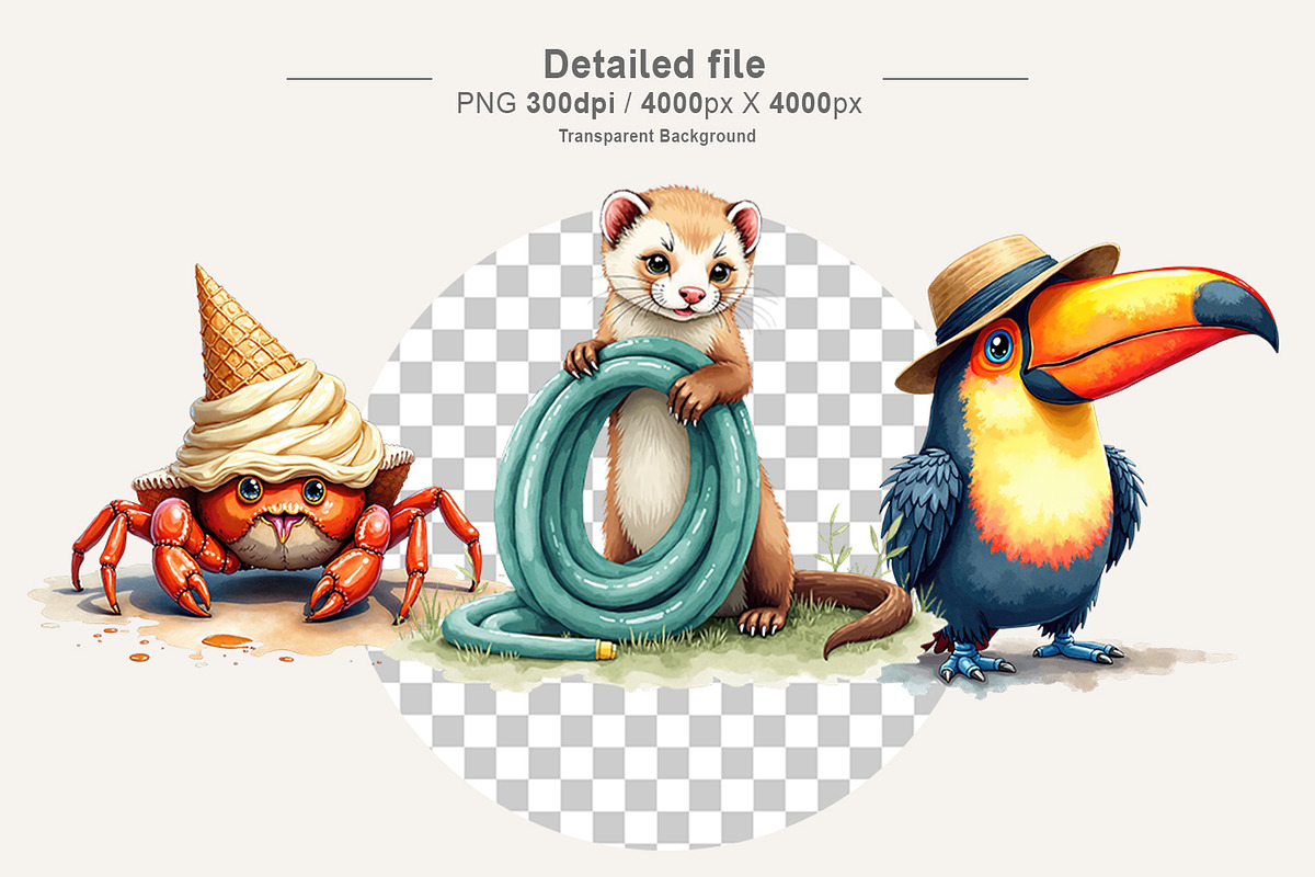 Ugly Cute Summer Sublimation PNG, an Illustration by Artnoy (Photo 3 of 8)
