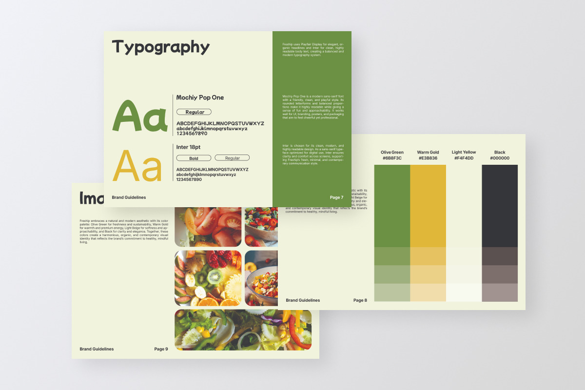 Freship - Organic Brand Guideline, a Magazine Template by productype1 (Photo 4 of 6)
