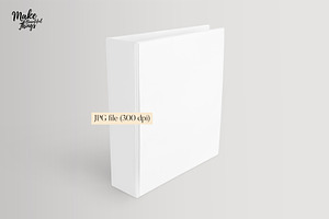 Isolated Binder Mockup