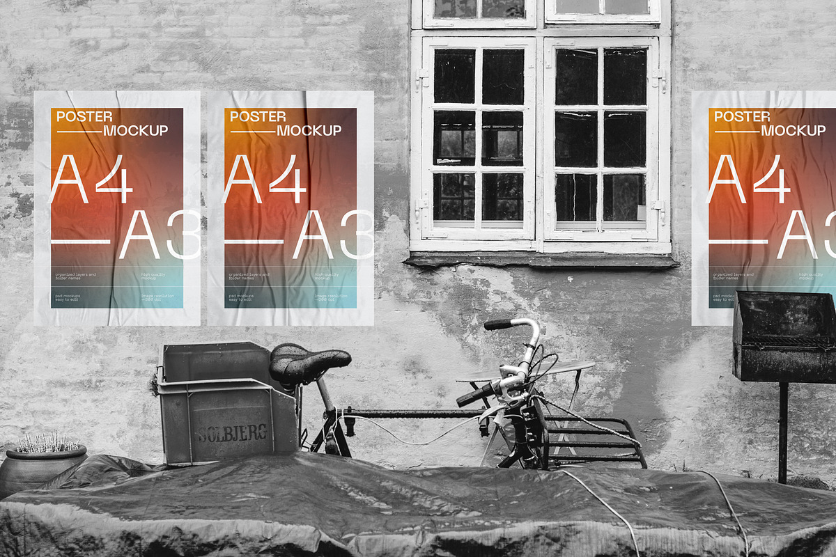 Urban Outdoor Poster Mockup, a Print Template by dpi (Photo 10 of 28)