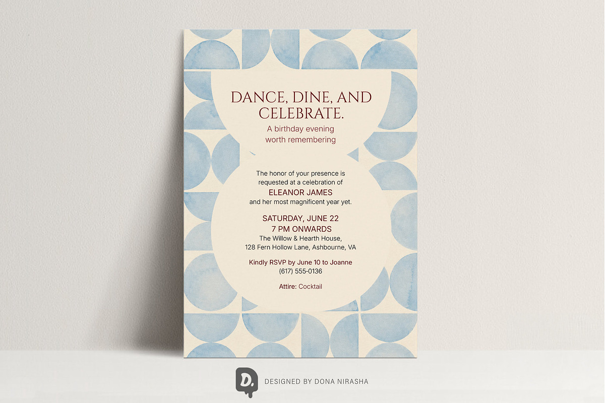 Canva Birthday Template Bundle - 43, a Marketing Template by BloomToLife By Dona (Photo 1 of 6)