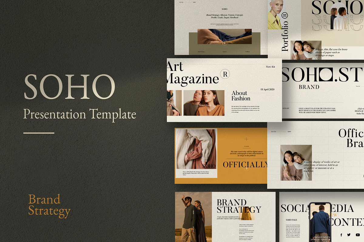 Soho - Powerpoint, a Presentation Template by Dirtytemp Studio (Photo 1 of 10)