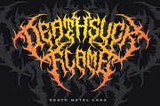 Dreamfire Death Metal Font, a Blackletter Font by Ronny Studio (Thumbnail 5 of 11)