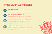 Japanese Kanji Symbols, a Solid Icon by Creative Stall (Thumbnail 4 of 9)