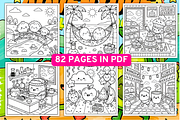 Food Friends Adventure Coloring Book, a Food Illustration by Ink Gallery (Thumbnail 3 of 3)