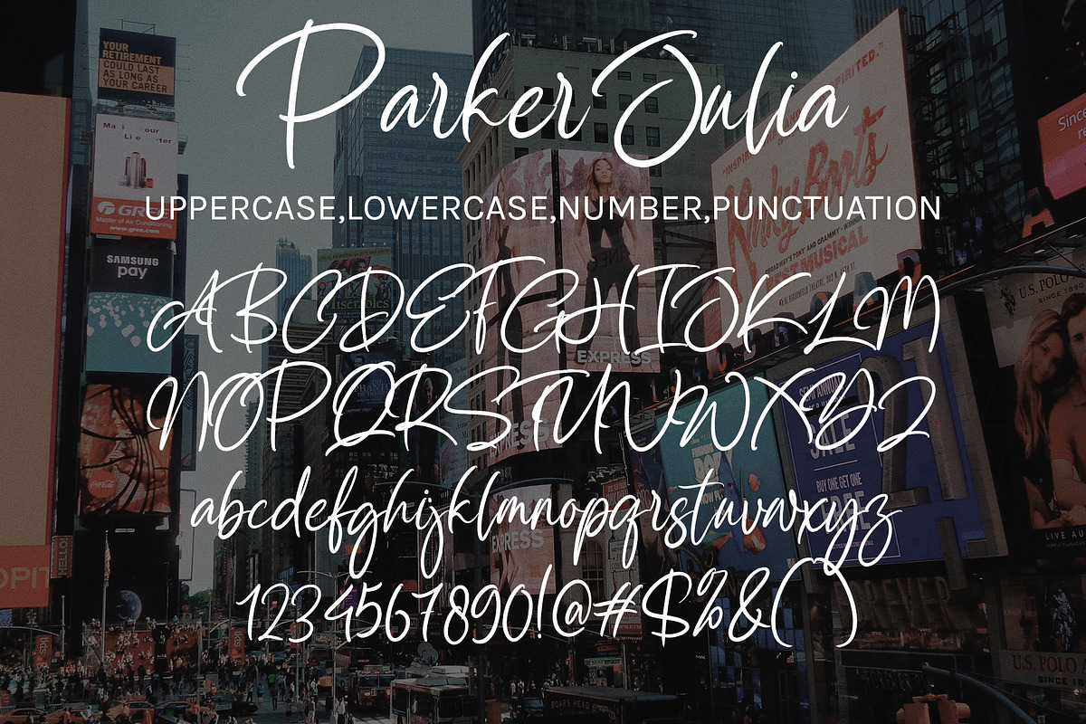 Parker Julia, a Handwritten Font by HaKi Studio (Photo 5 of 6)