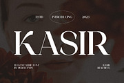 Kasir Elegant Serif Font Typeface, a Serif Font by Perfectype (Thumbnail 1 of 7)
