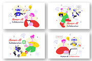 10 Human AI Collaboration, a Technology Illustration by denayunebgt (Thumbnail 2 of 4)