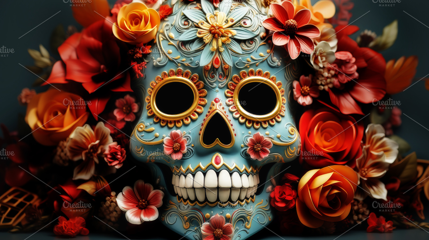 Artistic Catrina for the Day of the, an Abstract Photo by Perpis