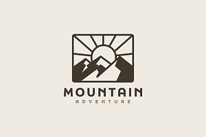 Mountain Logo Outdoor Adventure