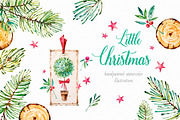 Little Christmas, a Decorative Illustration by Ekaterina Mikheeva (Thumbnail 1 of 5)