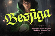 NCL Jurgen Farbache - Medieval Font, a Blackletter Font by Enxyclo Studio (Thumbnail 6 of 15)