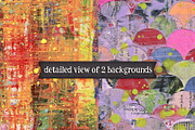 Collage Art Backgrounds Set 2, a Texture Graphic by Heather Green Designs (Thumbnail 5 of 7)