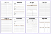Travel Planner Bundle Canva Kdp, a Stationery Template by Mustafiz (Thumbnail 4 of 5)