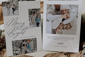Christmas Card Template CC215, a Card Template by Always Templates