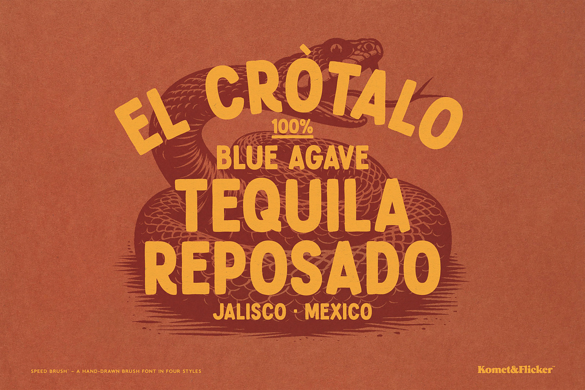 SPEED BRUSH, a Font by Komet & Flicker (Photo 7 of 15)