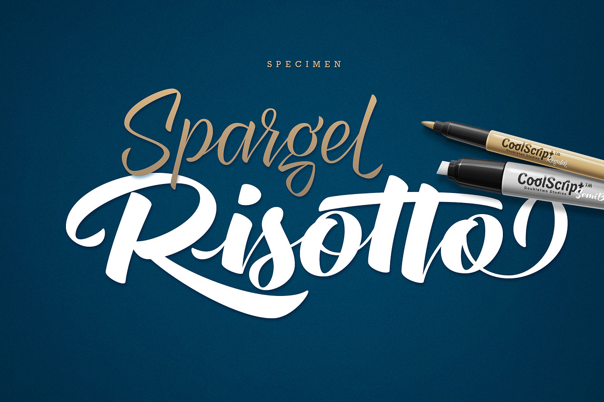 XXII CoolScript - Font Family, a Handwritten Font by Doubletwo Studios (Photo 7 of 13)