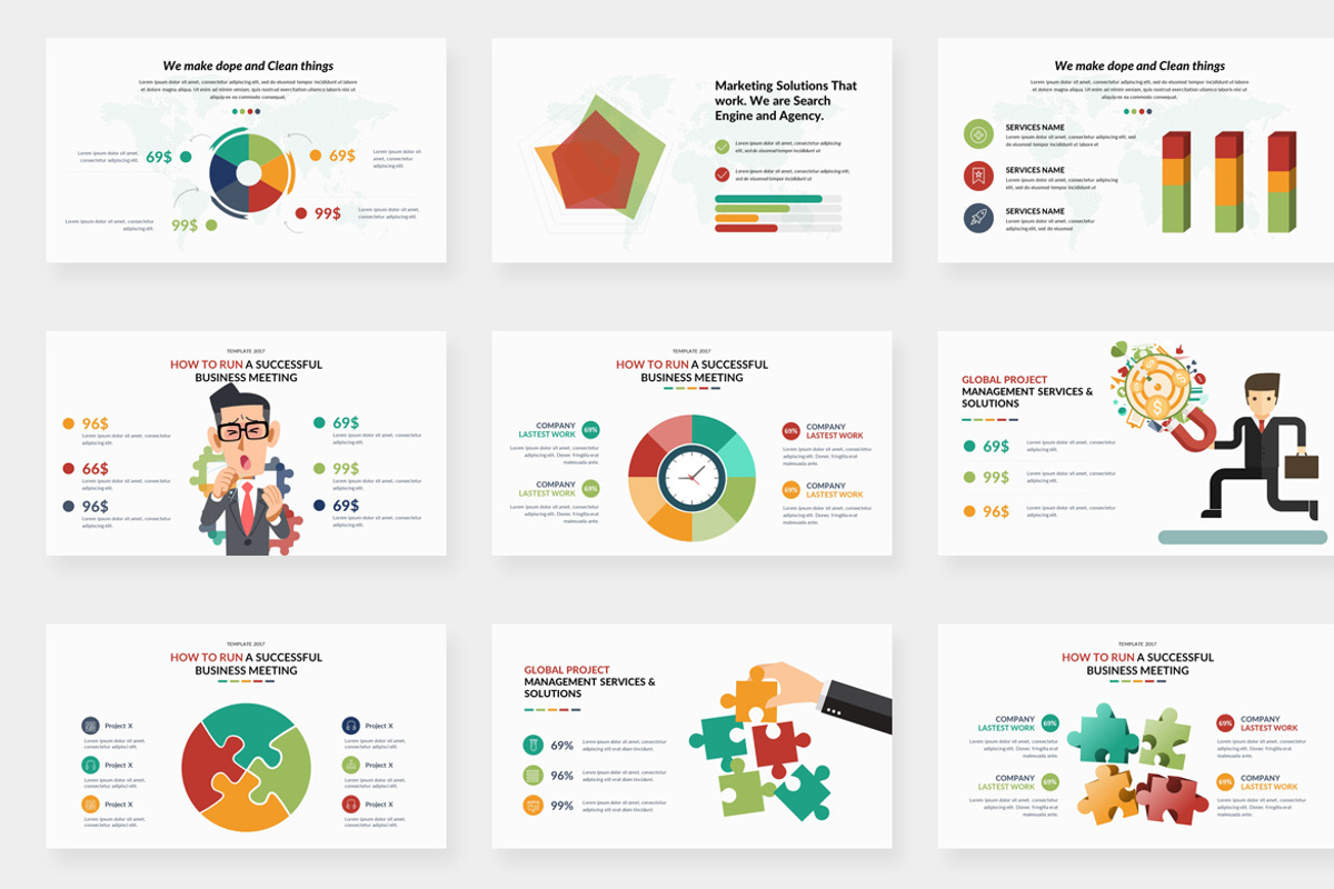 Dizital Infographic Pack Powerpoint, a Presentation Template by One Percent Studio (Photo 4 of 20)