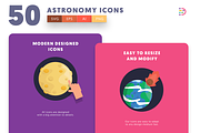 50 Astronomy Icons, an Icon by Dighital (Thumbnail 4 of 10)