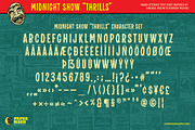 Midnight Show Vintage Font, a Font by Paper Moon Graphic Supply (Thumbnail 3 of 11)