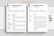 Resume With Cover Letter, a Resume Template by Blackcloud_Creations (Thumbnail 2 of 7)