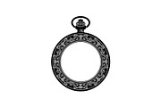 Vintage Pocket Watch SVG Bundle, an Illustration by yasushie (Thumbnail 23 of 31)