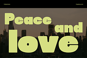 Turn Burn Font | Bold Retro Display, a Sans Serif Font by Koplexs Studio (Thumbnail 4 of 10)