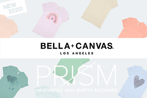Bella Canvas 3001 Prism Heather Tees