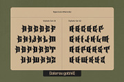 Calarau - Variable Metal Font, a Blackletter Font by creativemedialab (Thumbnail 9 of 16)