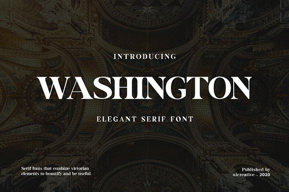 Washington Display Serif Font preview 7