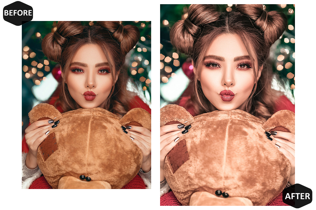 12 Rich Selfie Lightroom Presets, a Preset Add-On by Hue Palettte Studio (Photo 3 of 10)
