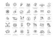Ecological Succession Icons Pack, an Object Illustration by Tettygreen (Thumbnail 1 of 3)