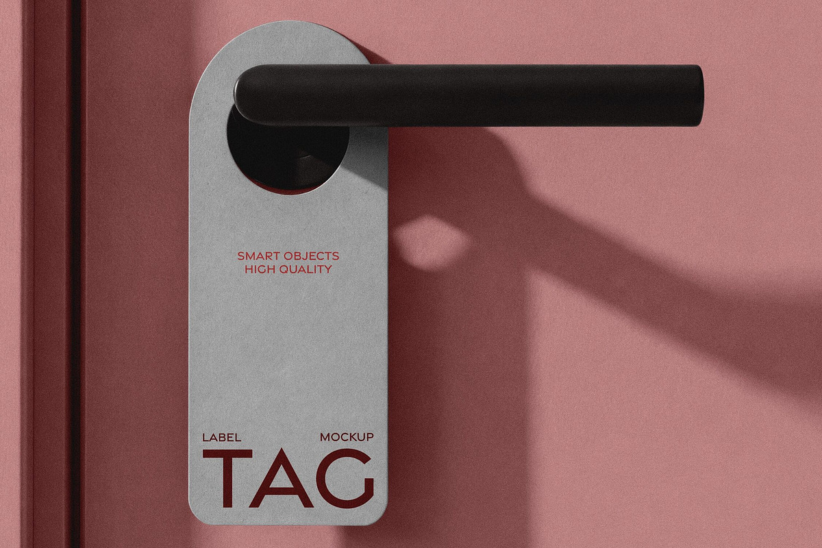 Door Tag Mockup, a Product Mockup by Design Squad (Photo 3 of 4)