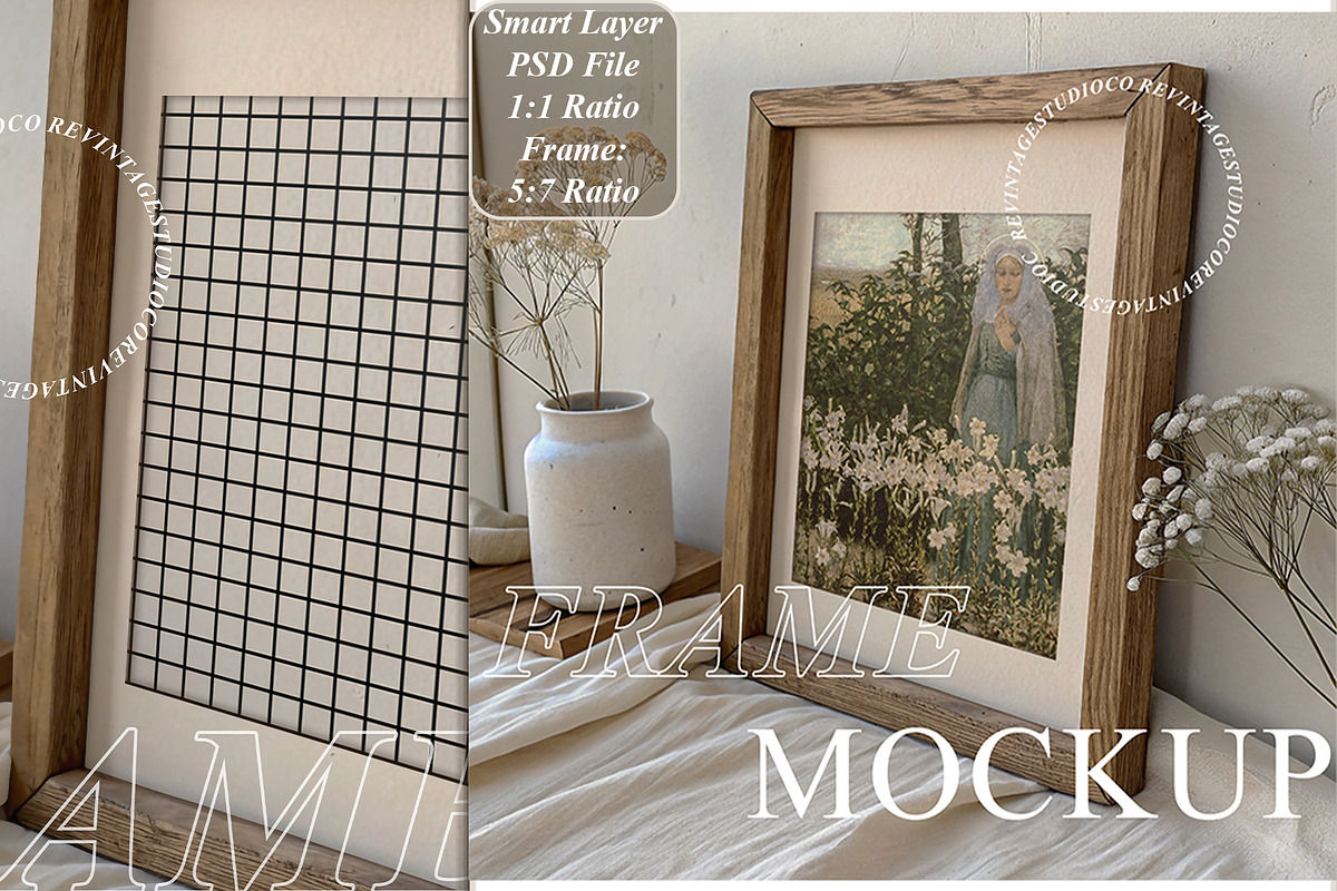 Art & Poster Frame Mockup Set, a Household Mockup by RevintageStudio (Photo 7 of 8)
