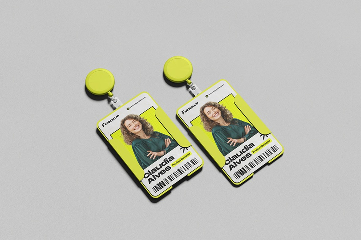 High Quality ID Card Mockup, an Advertising Mockup by Ataku Design (Photo 2 of 9)