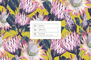 Exotic Protea Prints & Motifs, a Pattern Graphic by Pink Linen (Thumbnail 2 of 10)