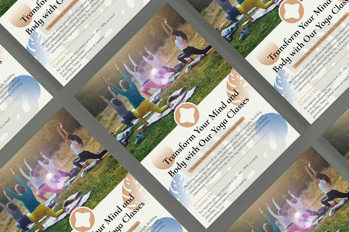 Yoga Class Poster, a Poster Template by Esensifiksi.studio (Photo 2 of 2)