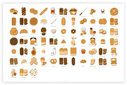 69 Bread Elements, an Object Graphic by monkik (Thumbnail 11 of 14)